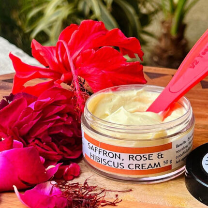 Saffron Rose Hibiscus Cream